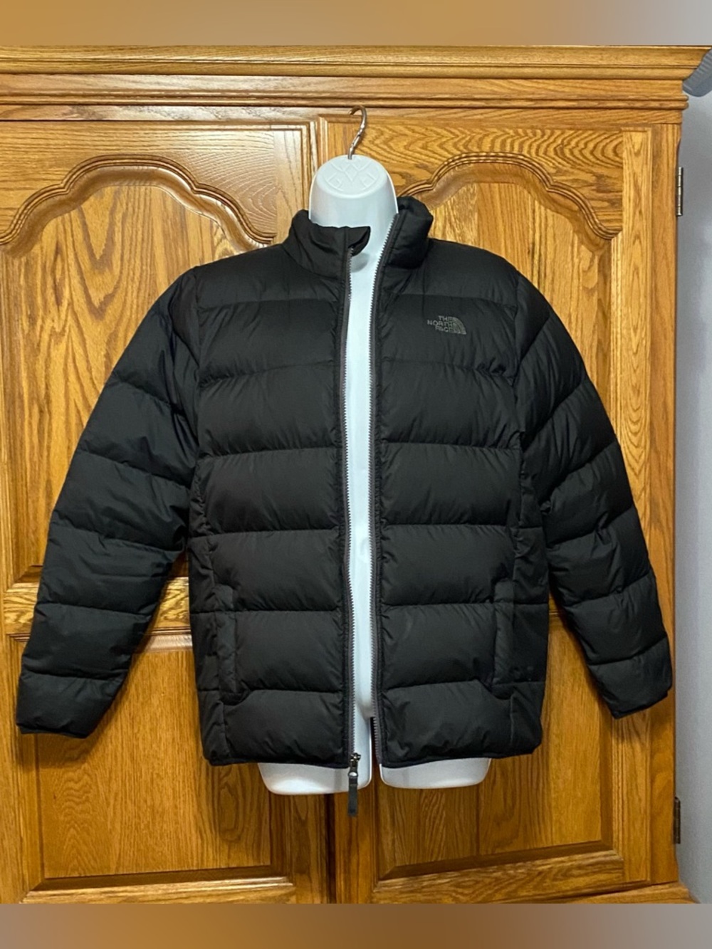 The North Face Boys Andes Puffer Jacket Black Goose Down Filled 550 XL 18/20 - Picture 9 of 16